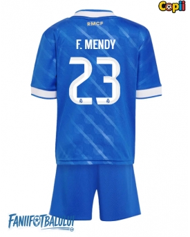 Real Madrid Ferland Mendy #23 Echipament de Fotbal Replică 2025-26 Copii Treilea (+ Șorturi)